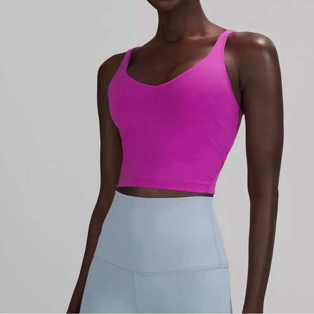 🍋 Lululemon Align Bra Tank Magenta 4